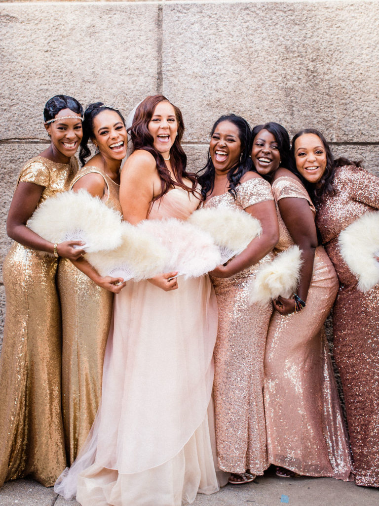 Gatsby Inspired Wedding At Dumbo Loft, New York City