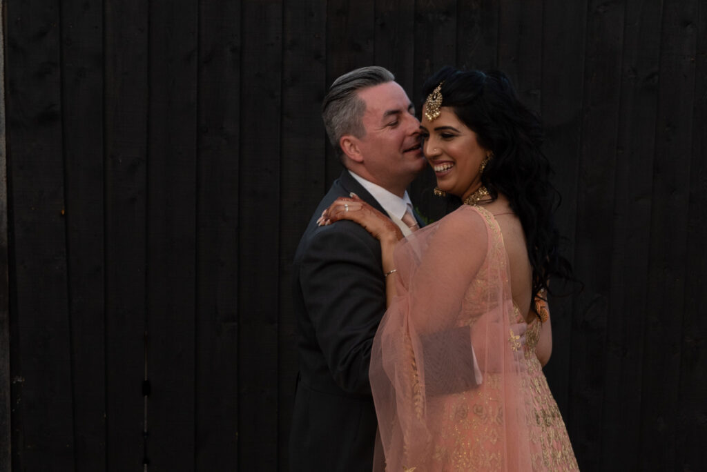 Nikki and Mike share a few precious moments together before their evening party.
