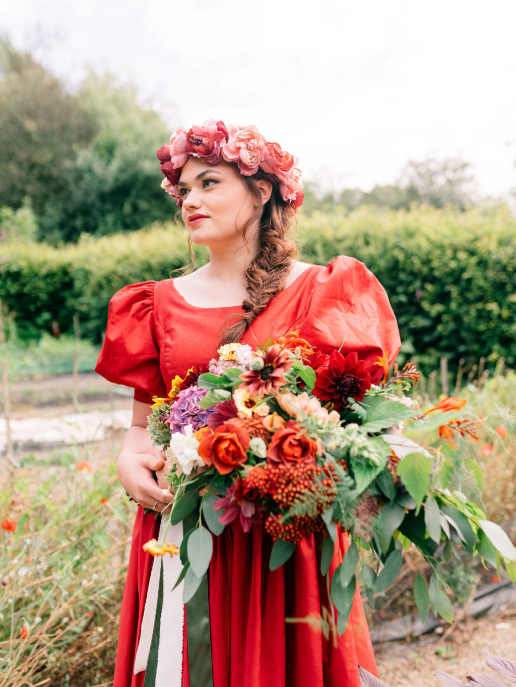 Sustainable Wedding With Spring Garden Styling At Kate's Garden Shropshire