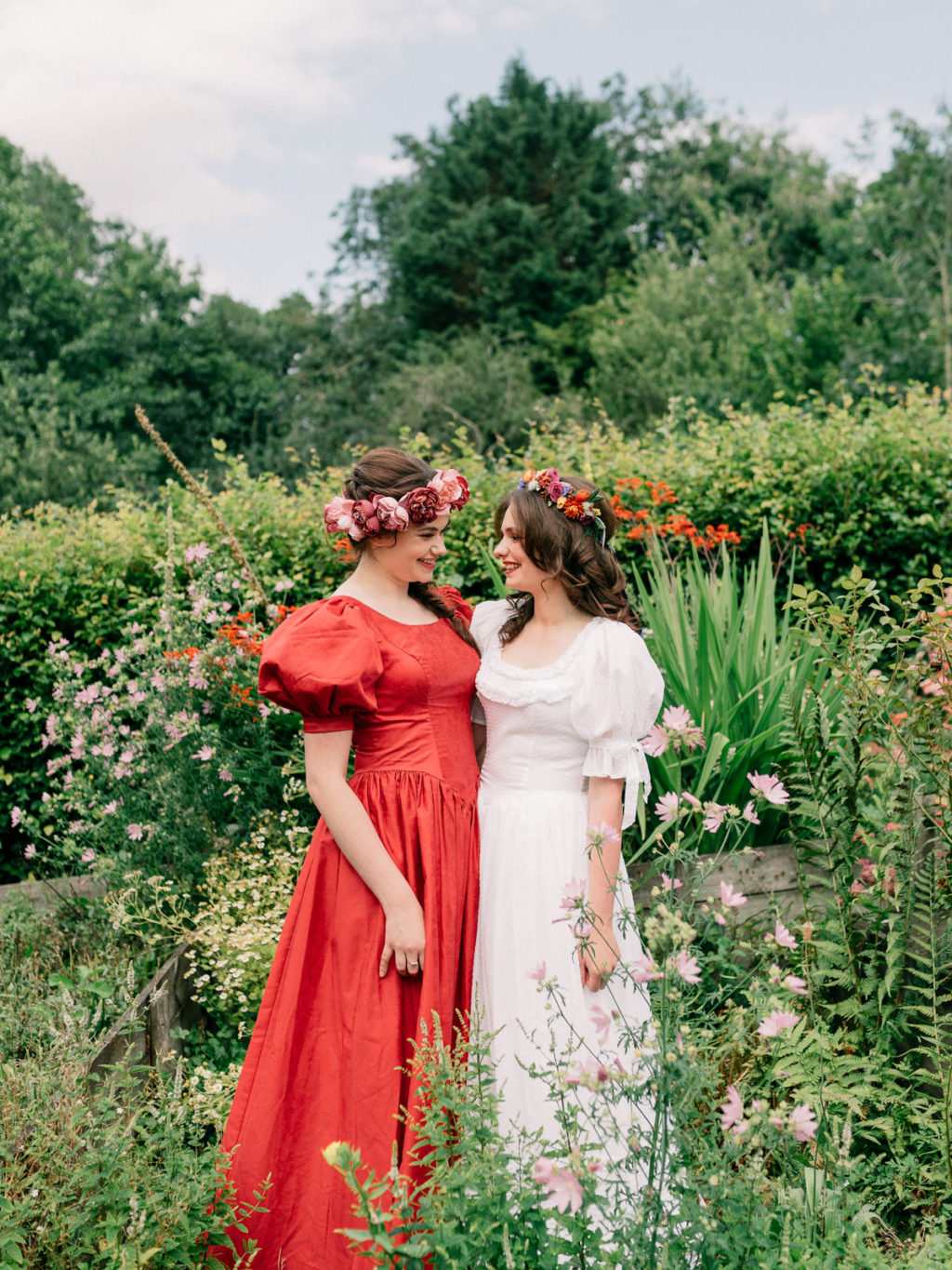 Sustainable Wedding With Spring Garden Styling At Kate's Garden Shropshire