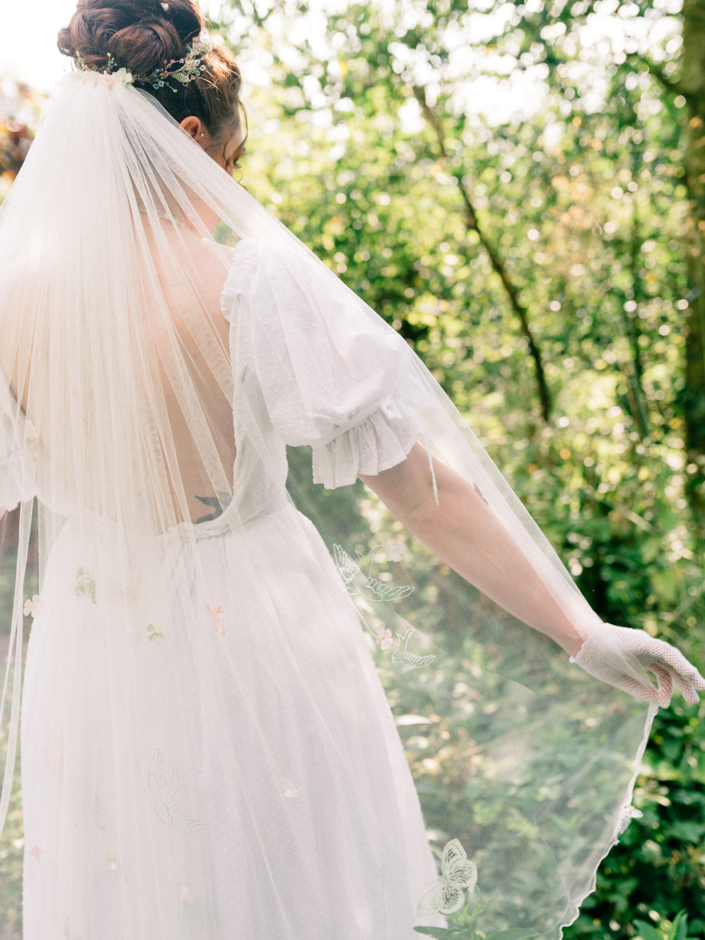 Sustainable Wedding With Spring Garden Styling At Kate's Garden Shropshire