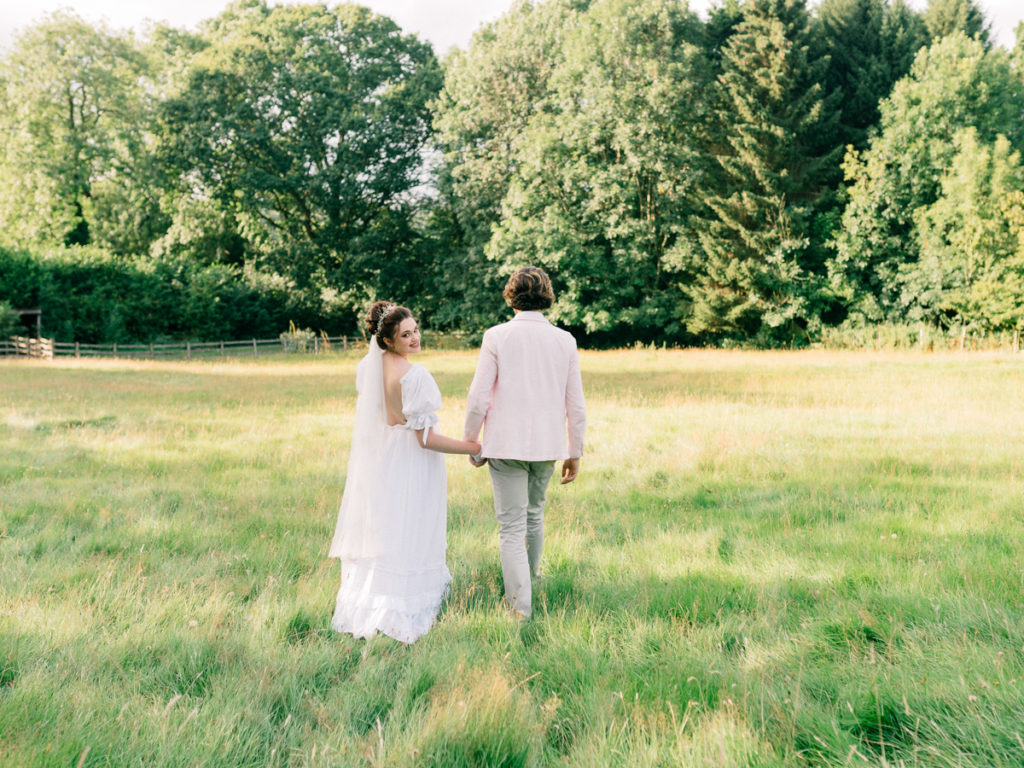 Sustainable Wedding With Spring Garden Styling At Kate's Garden Shropshire