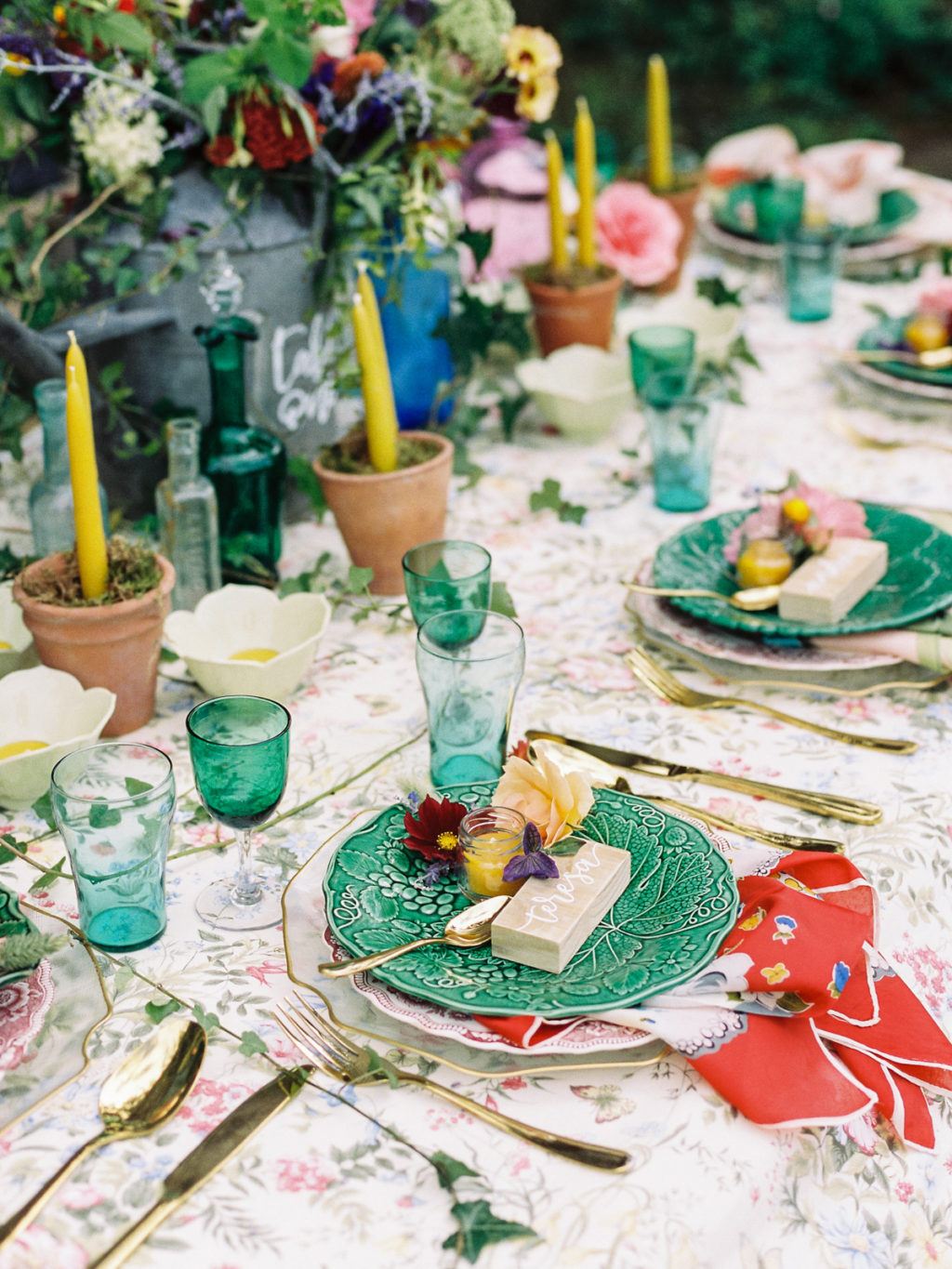 Sustainable Wedding With Spring Garden Styling At Kate's Garden Shropshire