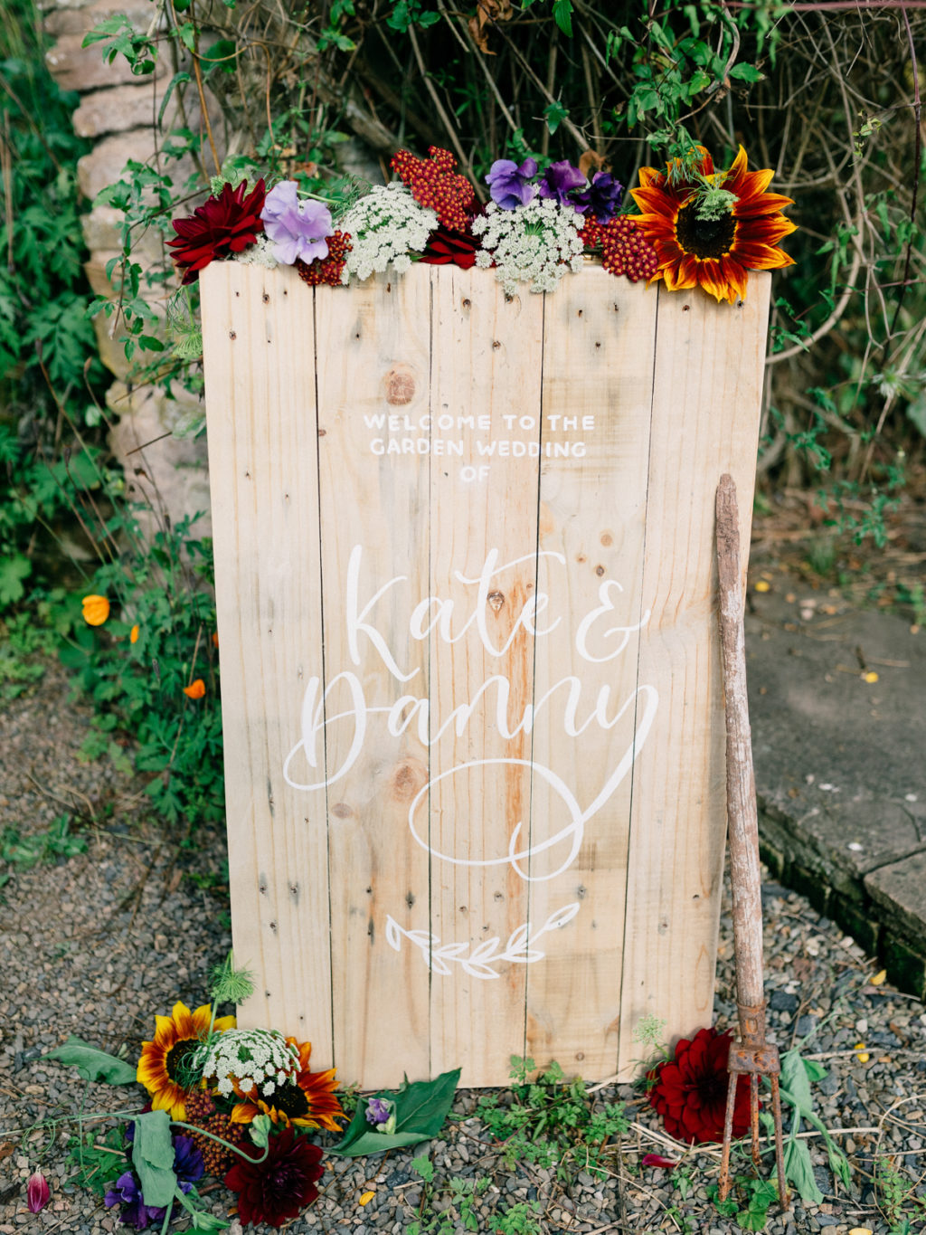 Sustainable Wedding With Spring Garden Styling At Kate's Garden Shropshire