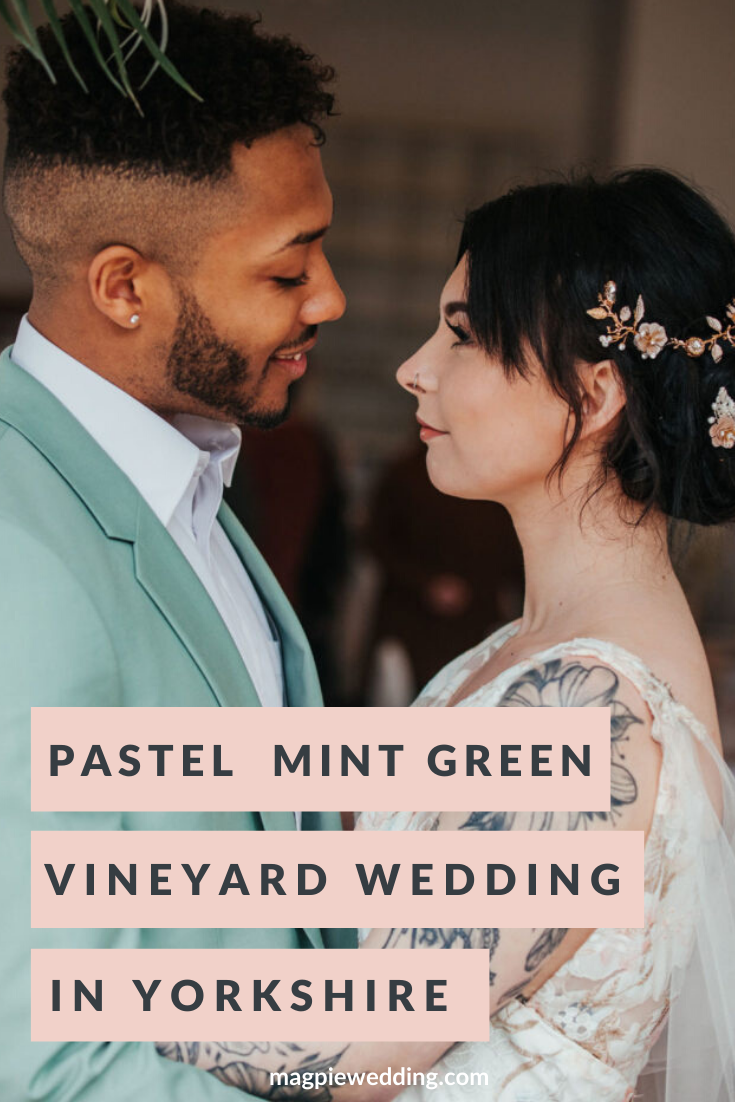 Luxury Vineyard Mint Green Wedding At Holmfirth Vineyard, Yorkshire