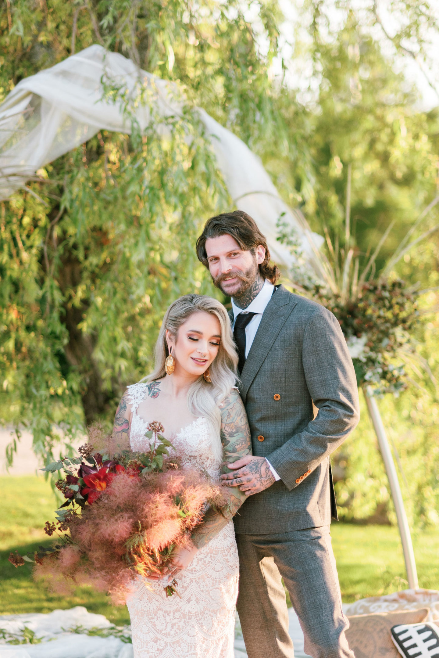 Luxe Coastal Boho Wedding at Anchorage House and Cottages Nova Scoatia