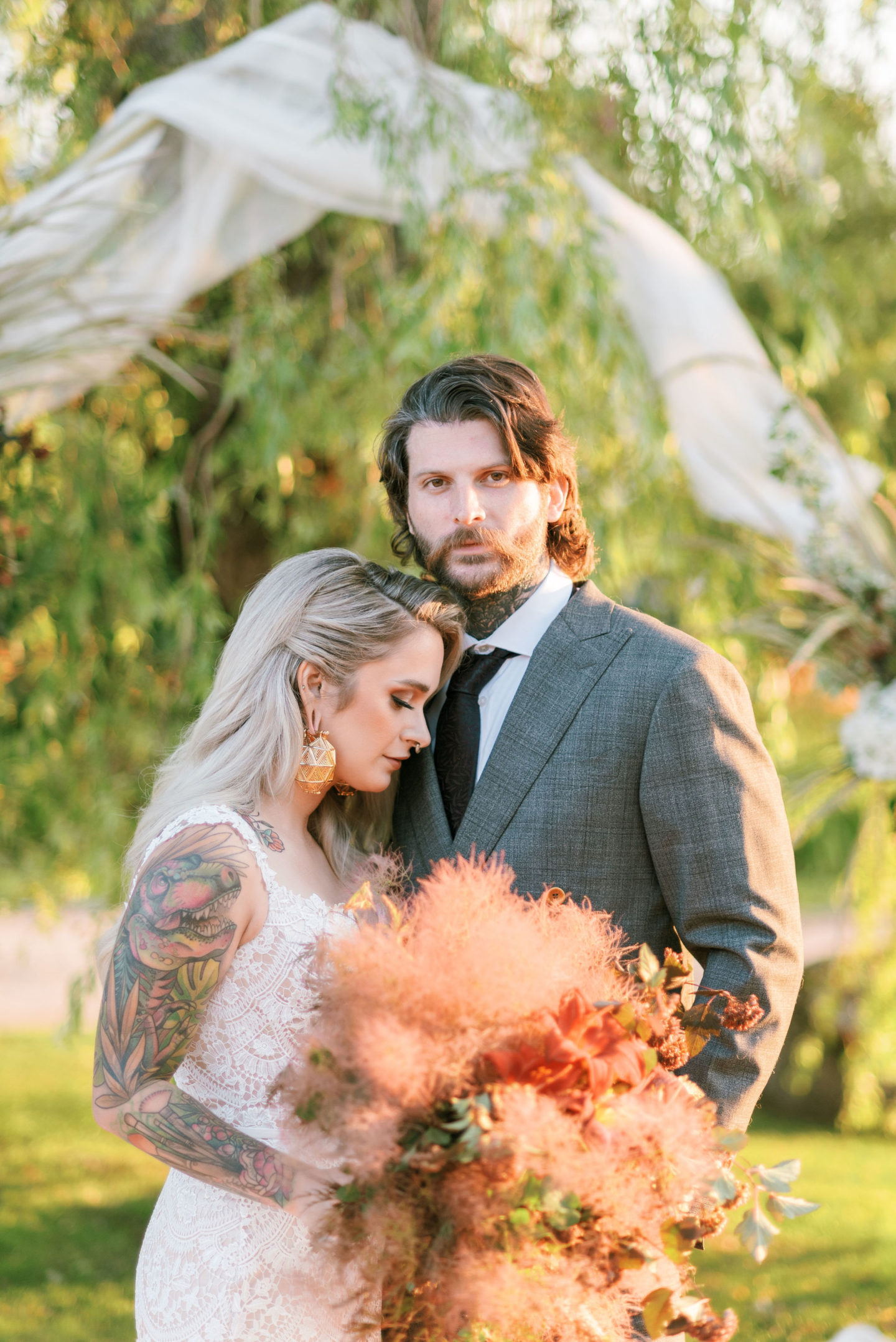 Luxe Coastal Boho Wedding at Anchorage House and Cottages Nova Scoatia