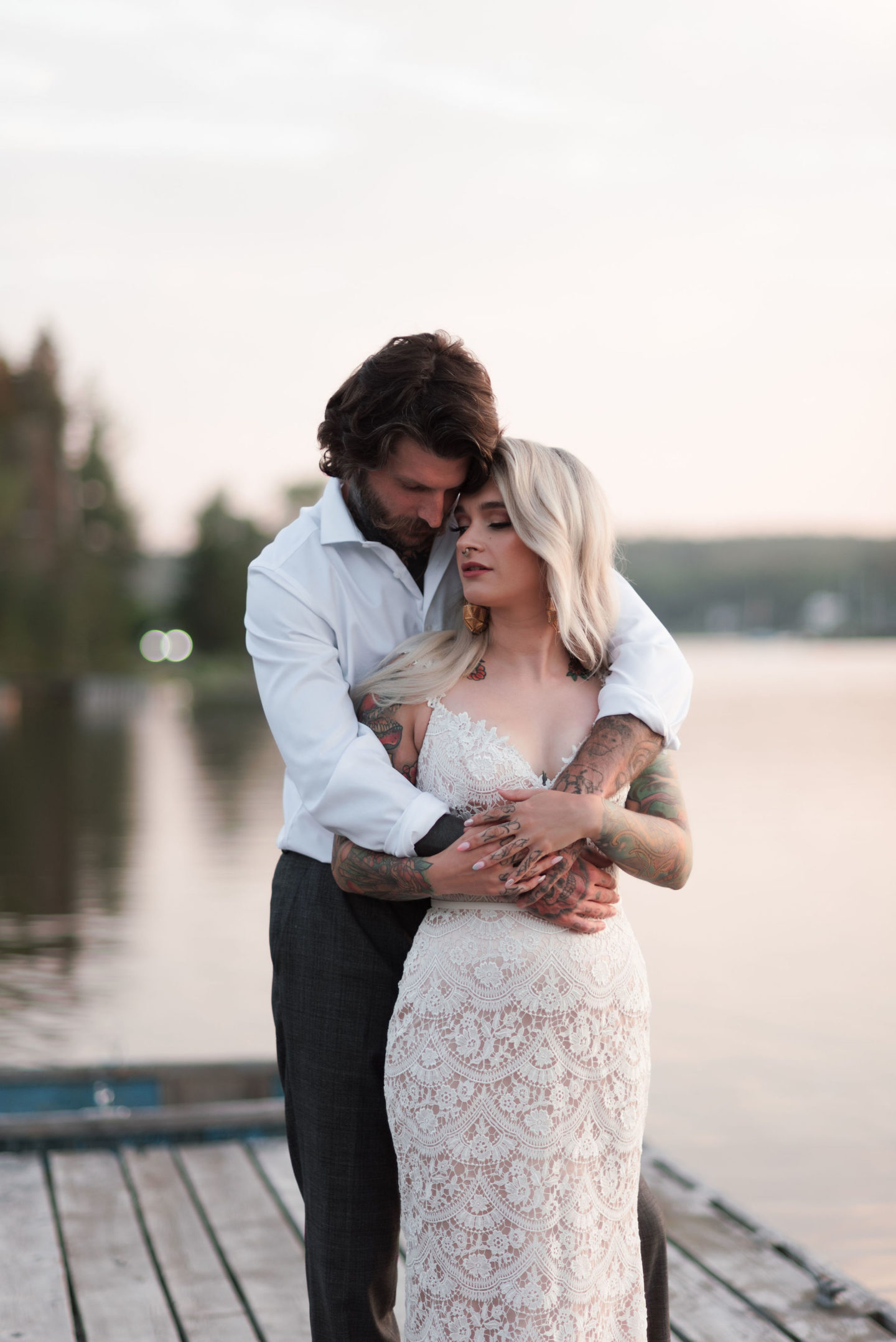 Luxe Coastal Boho Wedding at Anchorage House and Cottages Nova Scoatia