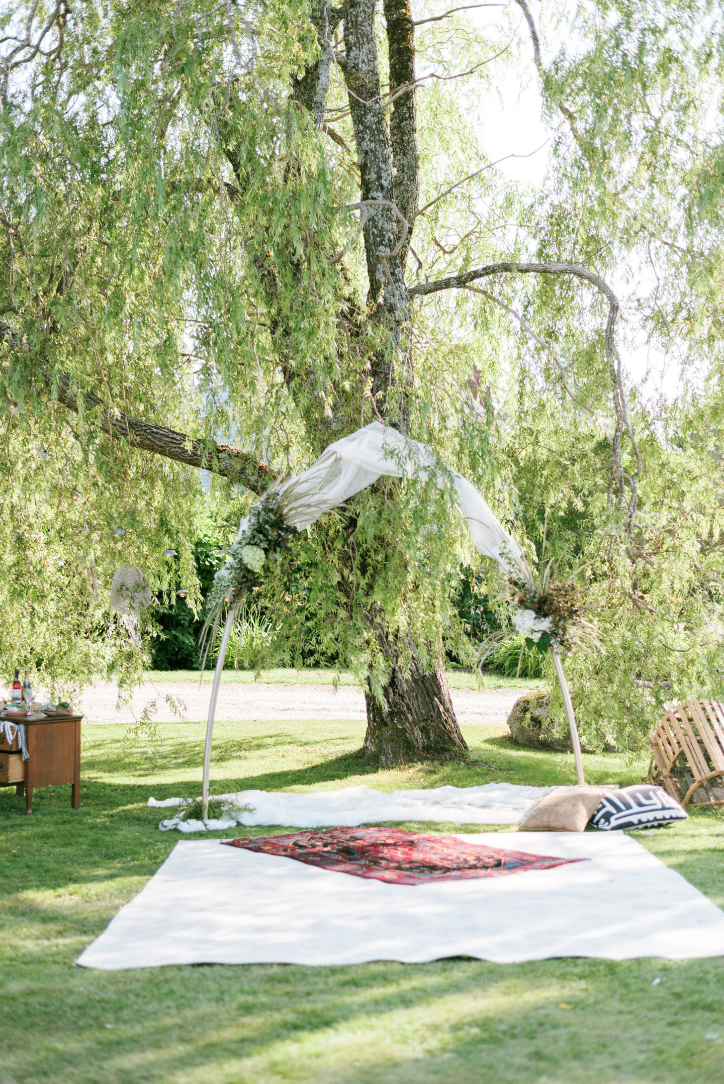 Luxe Coastal Boho Wedding at Anchorage House and Cottages Nova Scoatia