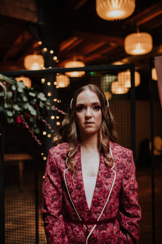 Bold Red and Pink Urban Wedding at LEAF Manchester 