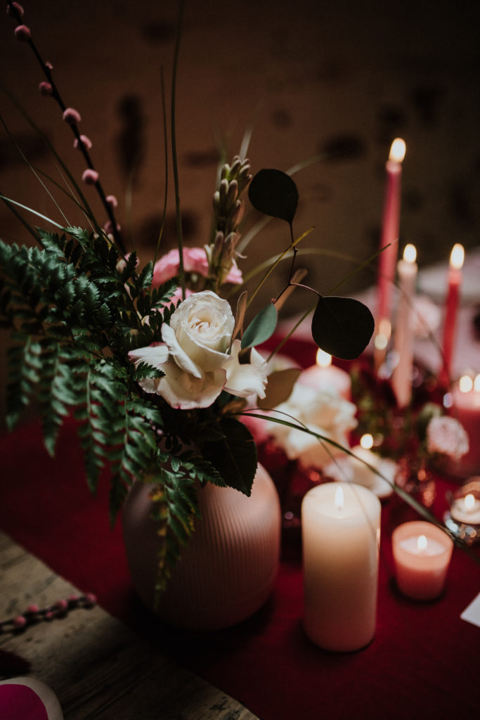 Bold Red and Pink Urban Wedding at LEAF Manchester 