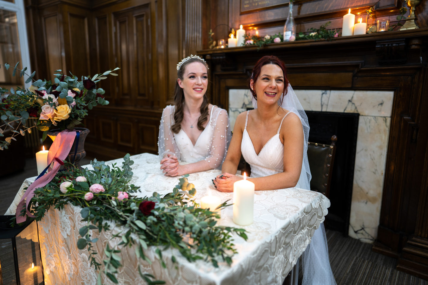 Same Sex City Wedding At The Royal Exchange Theatre, Manchester