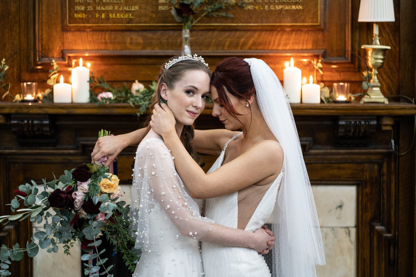 Same Sex City Wedding At The Royal Exchange Theatre, Manchester