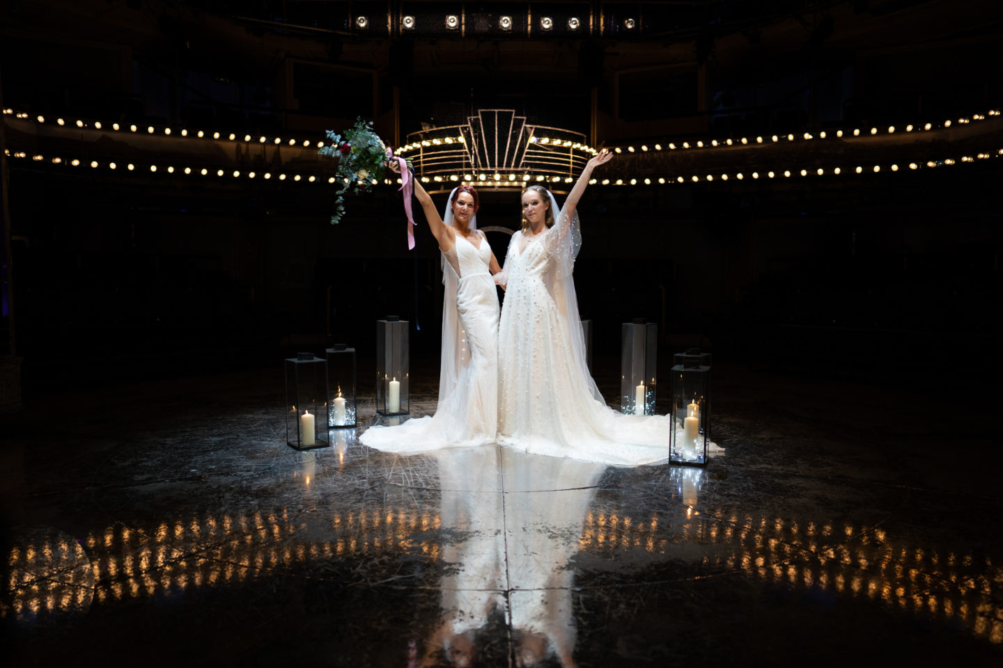 Same Sex City Wedding At The Royal Exchange Theatre, Manchester