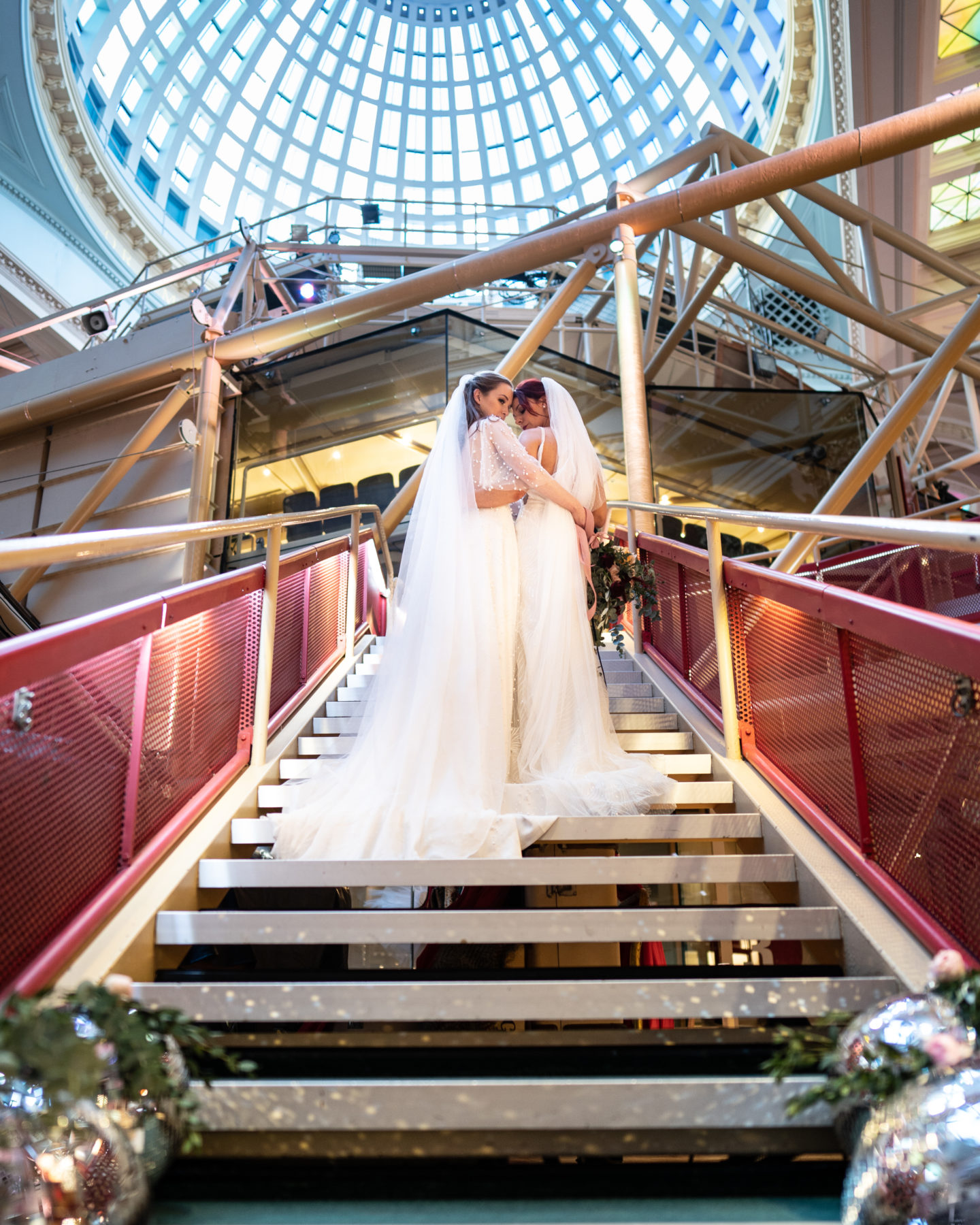 Same Sex City Wedding At The Royal Exchange Theatre, Manchester