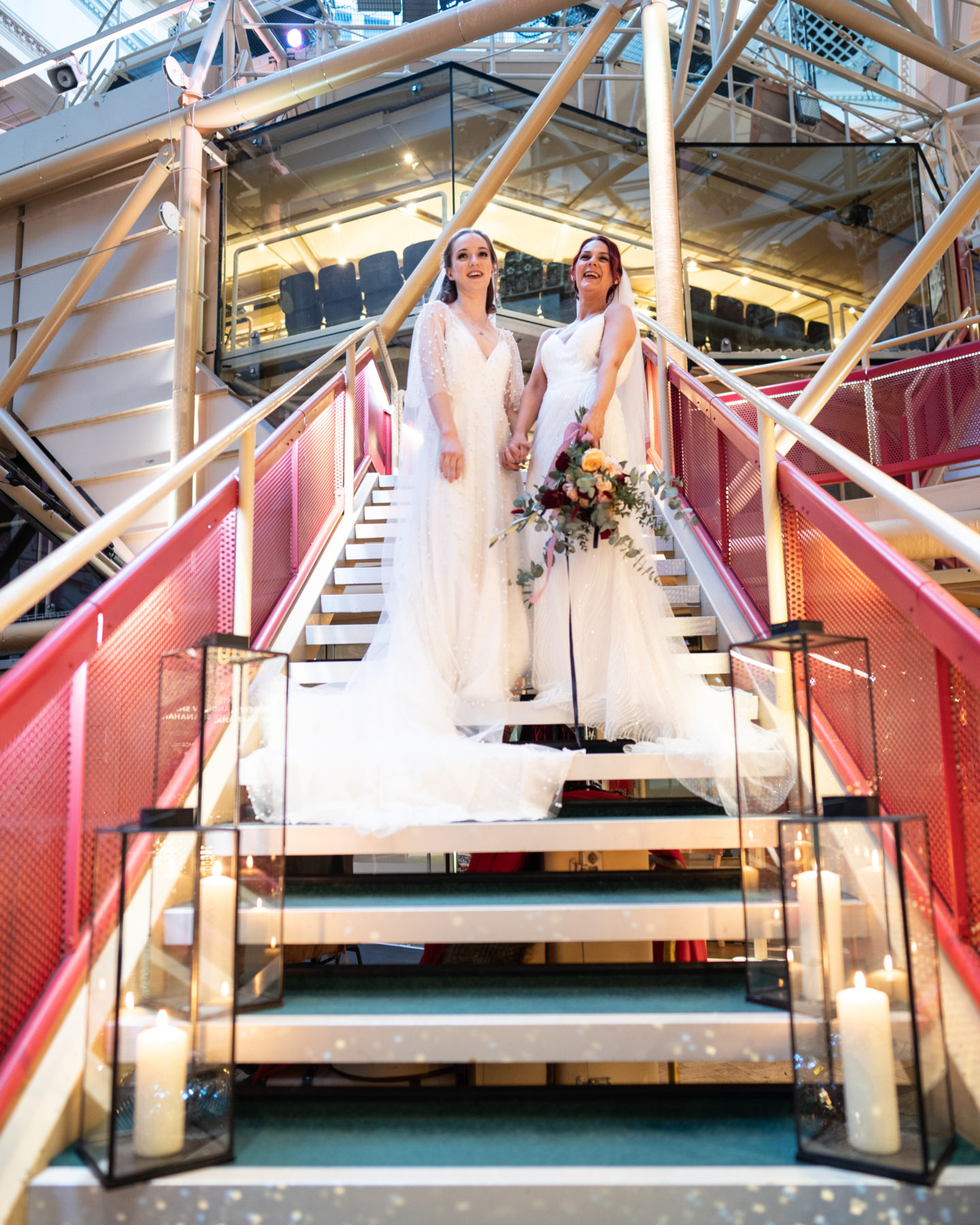 Same Sex City Wedding At The Royal Exchange Theatre, Manchester