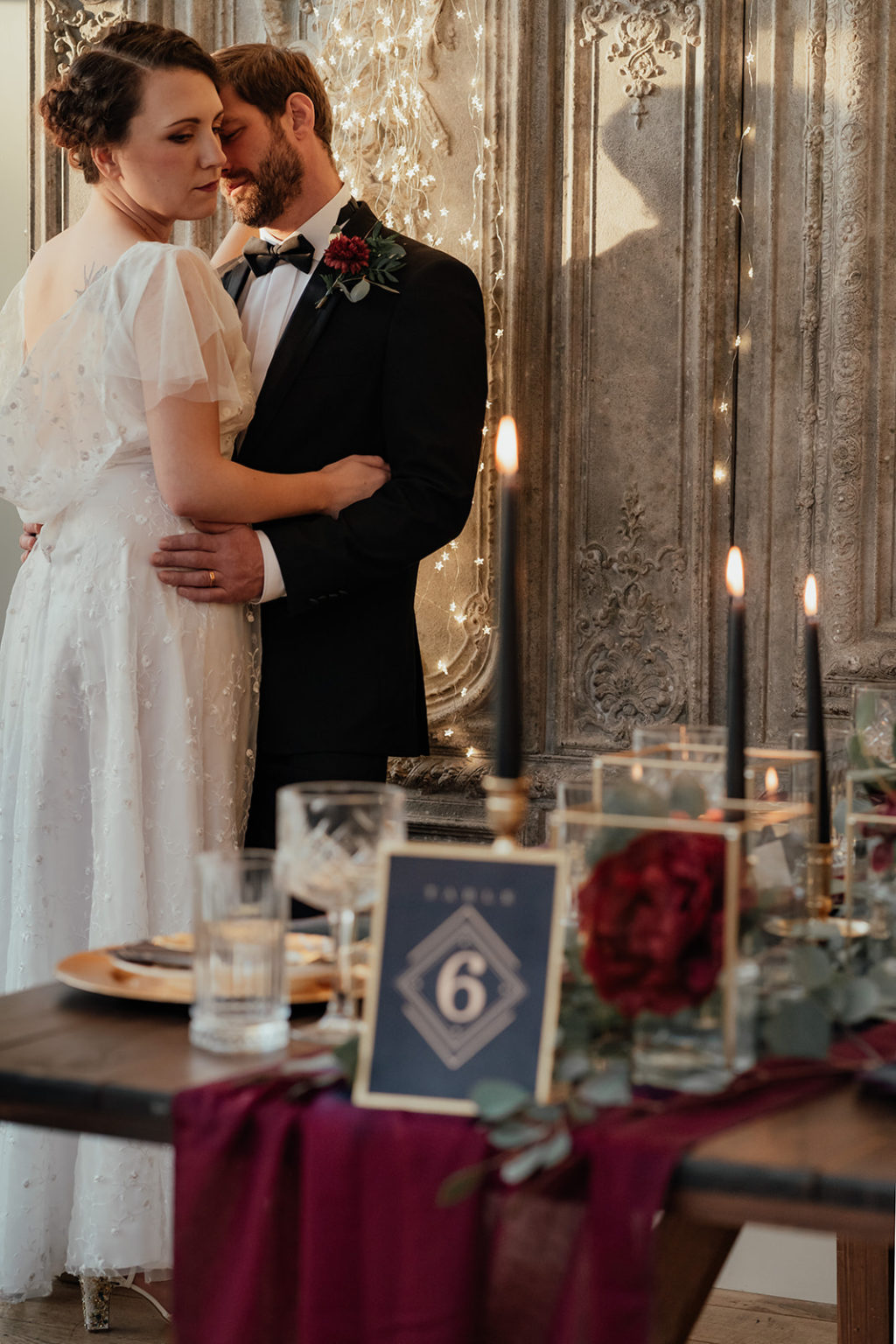 Art Deco Wedding Inspiration At The Manor Rooms, Drewton