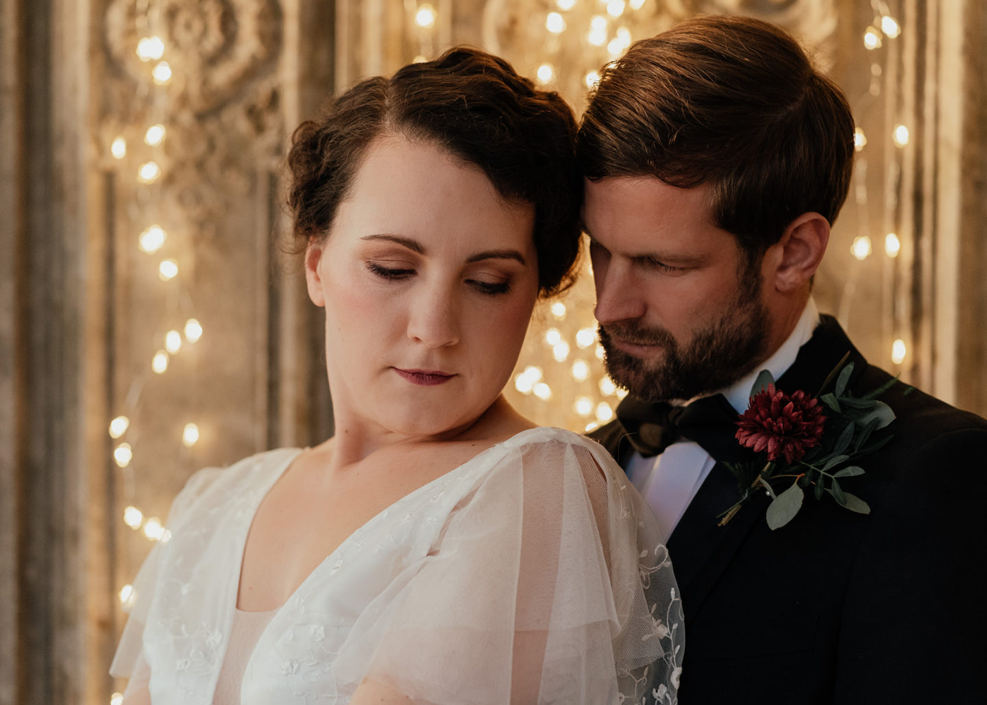 Art Deco Wedding Inspiration At The Manor Rooms, Drewton