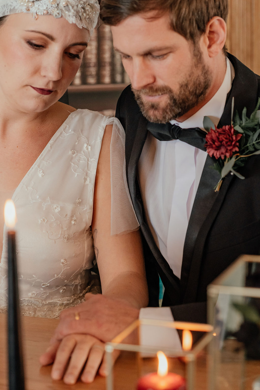 Art Deco Wedding Inspiration At The Manor Rooms, Drewton