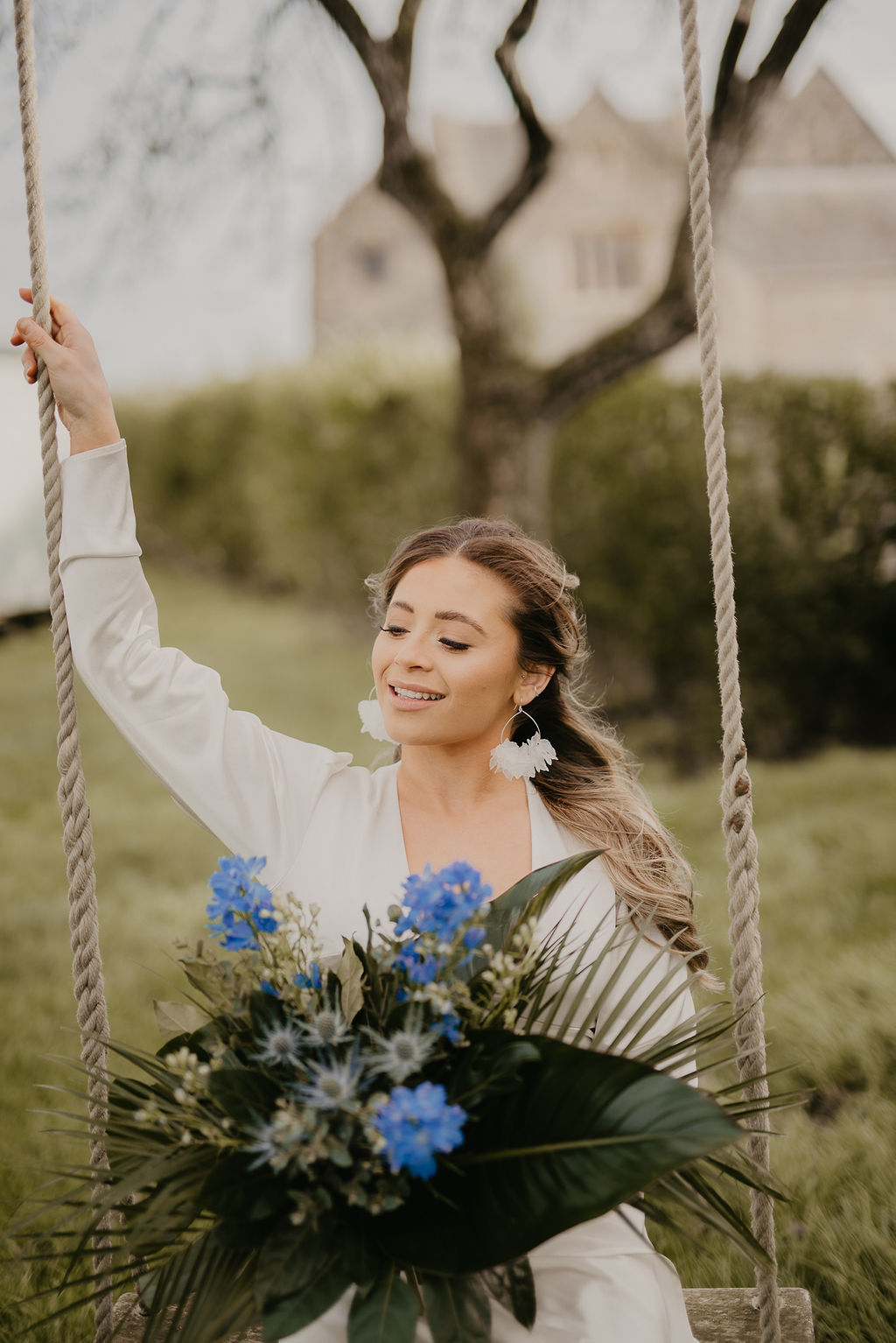 Tropical Luxe Wedding Inspiration At ​Almonry Barn, Somerset