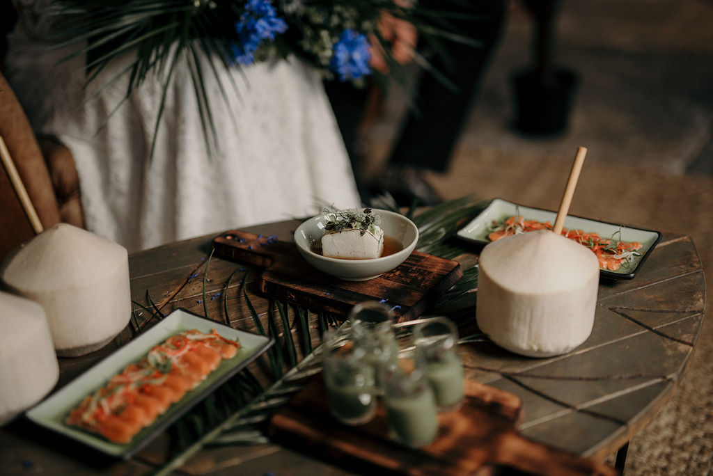 Tropical Luxe Wedding Inspiration At ​Almonry Barn, Somerset