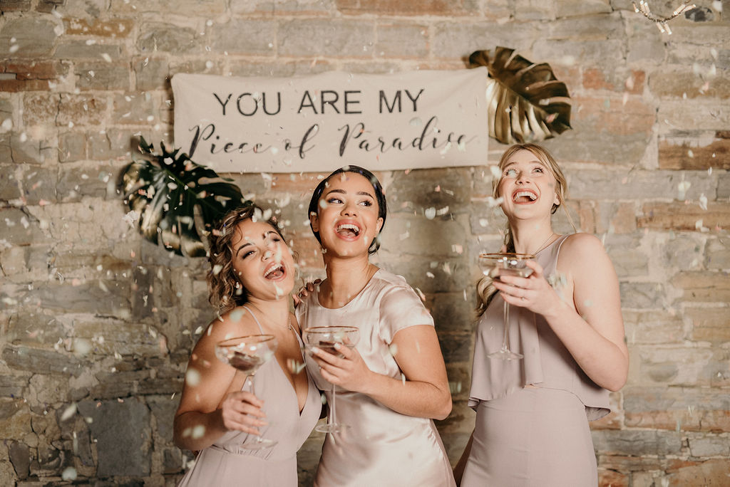 Tropical Luxe Wedding Inspiration At ​Almonry Barn, Somerset