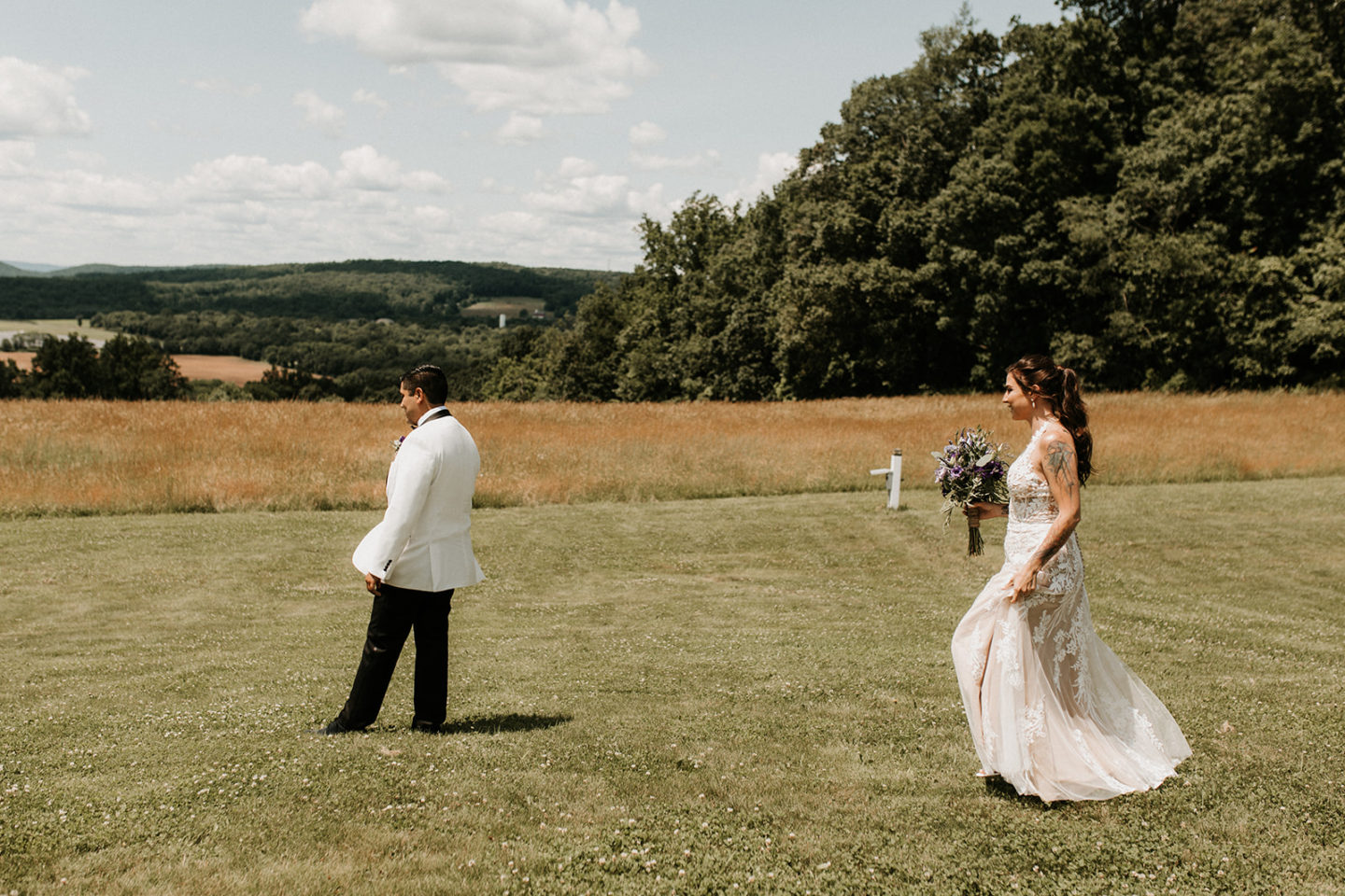 Rustic Luxe Ethical Wedding At Born To Run Farm, New Jersey