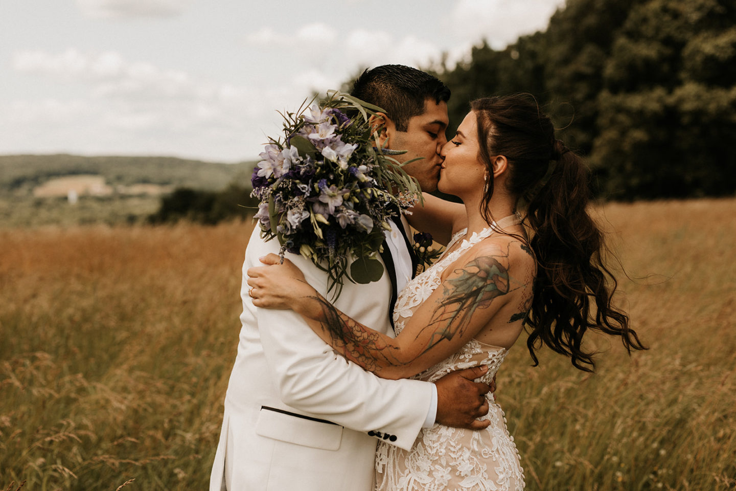 Rustic Luxe Ethical Wedding At Born To Run Farm, New Jersey