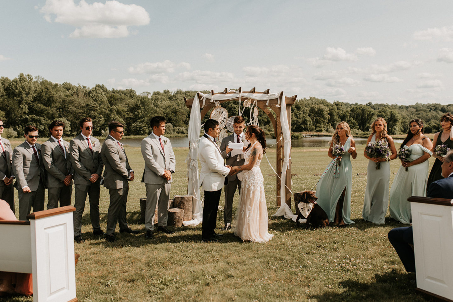 Rustic Luxe Ethical Wedding At Born To Run Farm, New Jersey