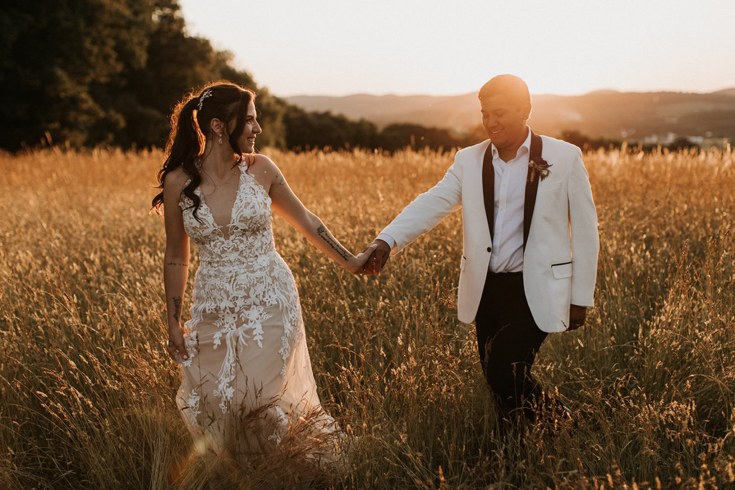 Rustic Luxe Ethical Wedding At Born To Run Farm, New Jersey