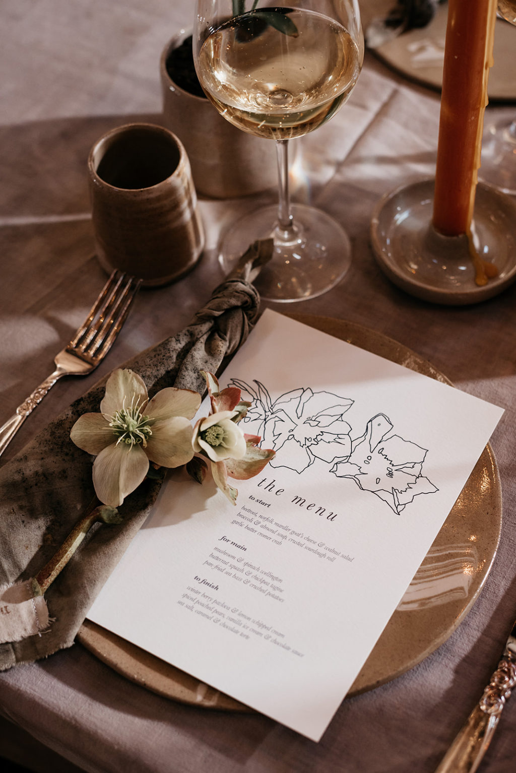 Nature Inspired Ethical Wedding Inspiration at Langley Abbey, Norwich