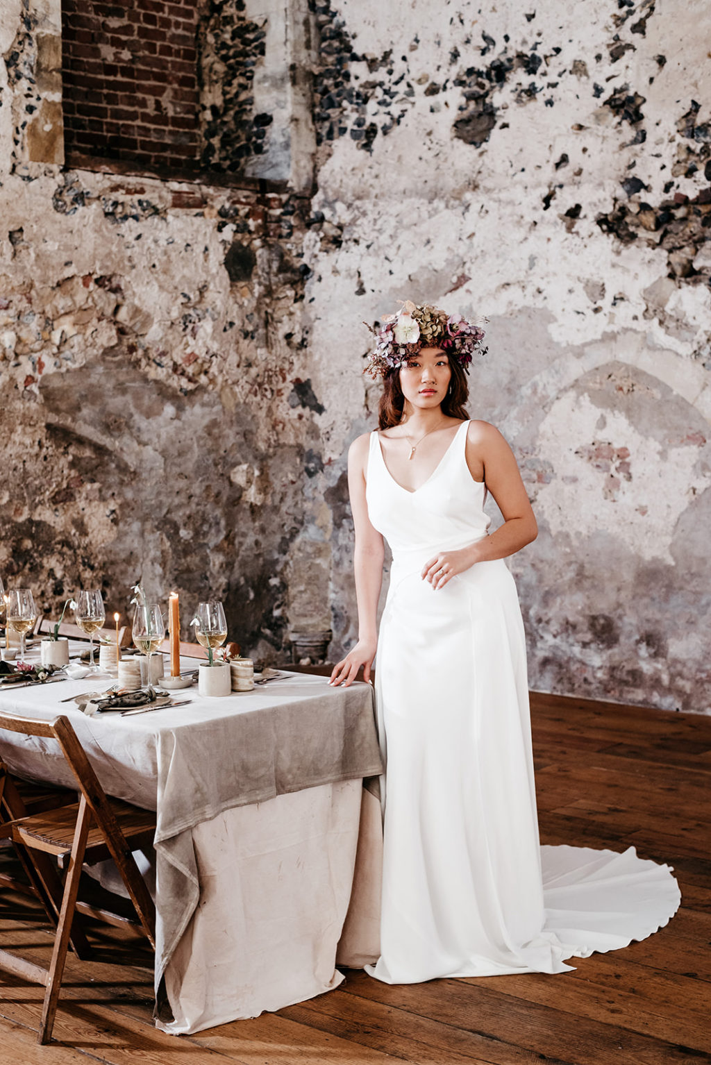 Nature Inspired Ethical Wedding Inspiration at Langley Abbey, Norwich