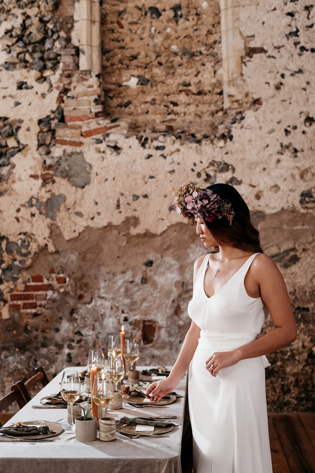 Nature Inspired Ethical Wedding Inspiration at Langley Abbey, Norwich