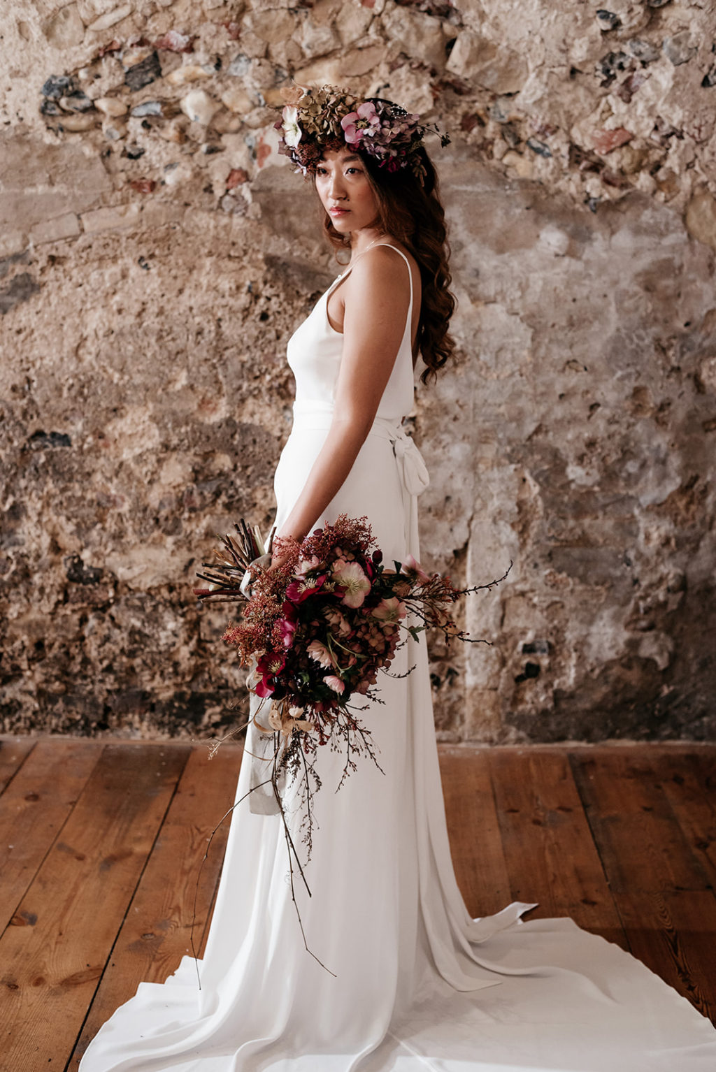 Nature Inspired Ethical Wedding Inspiration at Langley Abbey, Norwich