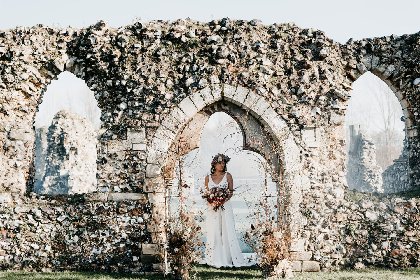 Nature Inspired Ethical Wedding Inspiration at Langley Abbey, Norwich