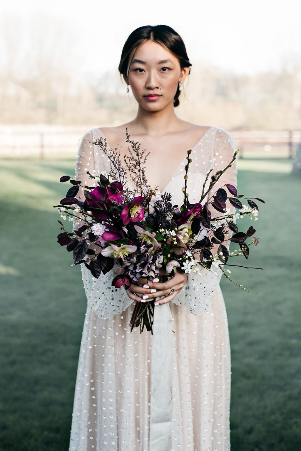 Nature Inspired Ethical Wedding Inspiration at Langley Abbey, Norwich