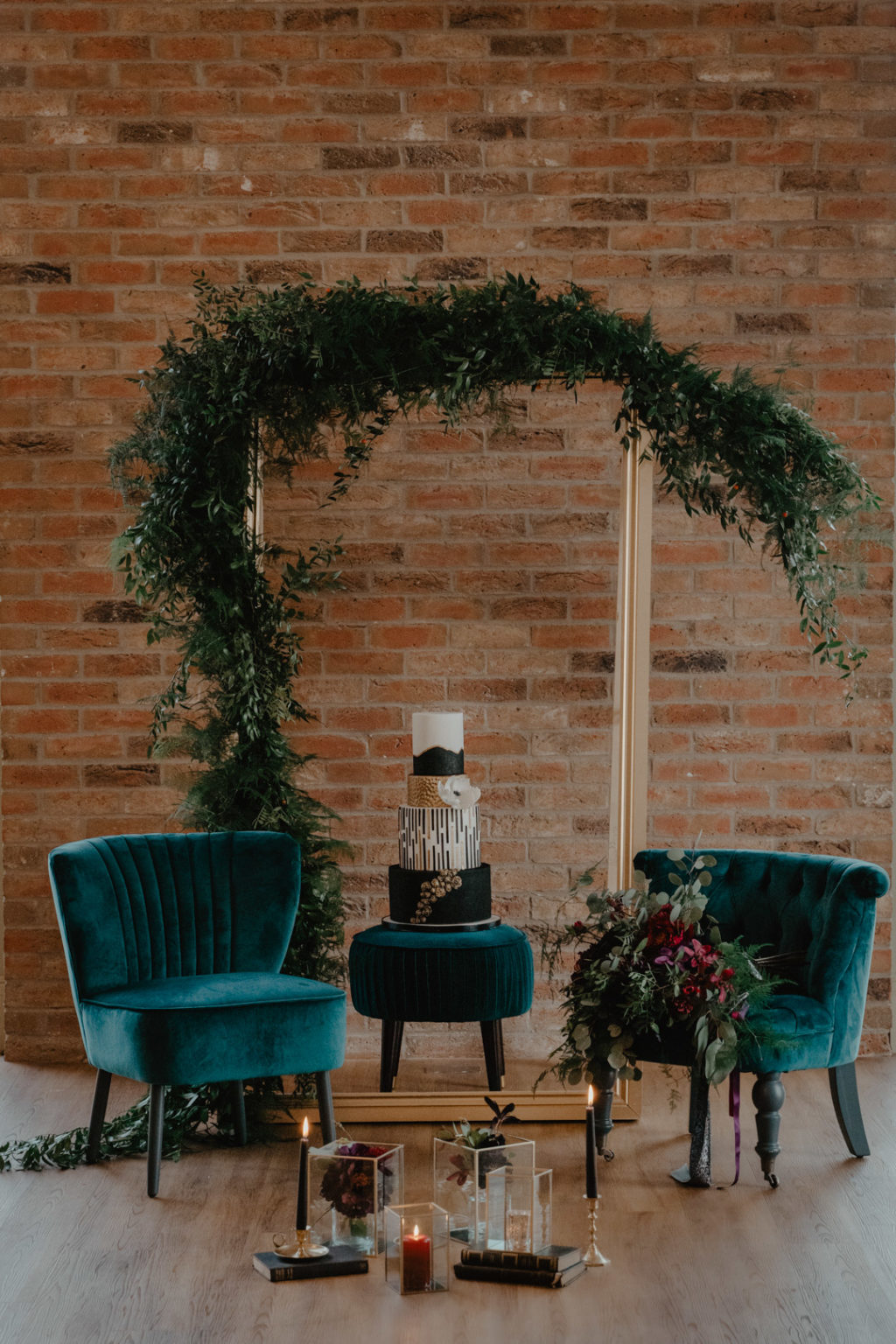 Art Deco Wedding Inspiration At The Manor Rooms, Drewton