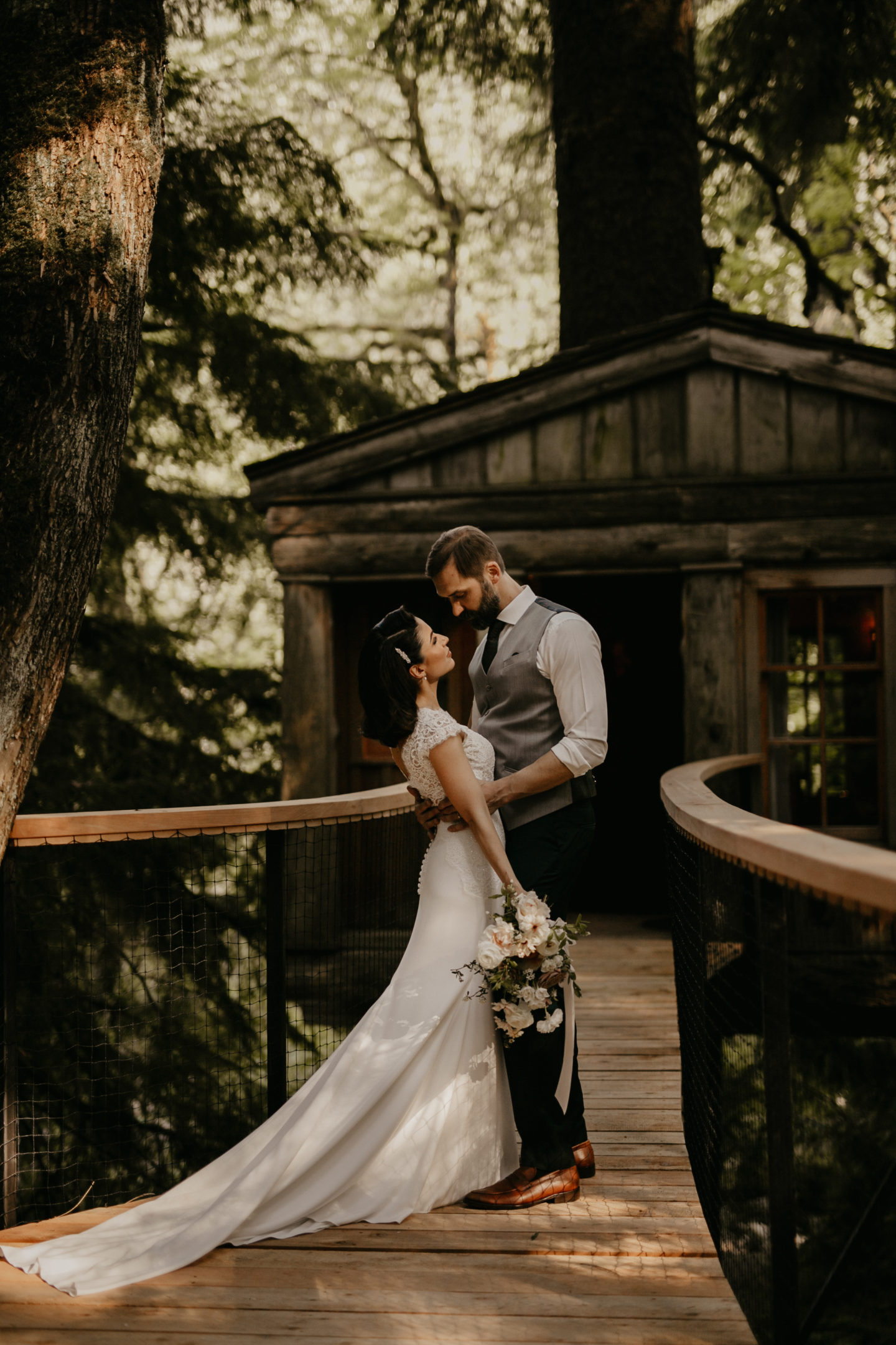 Intimate Woodland Wedding at Treehouse Point, Seattle