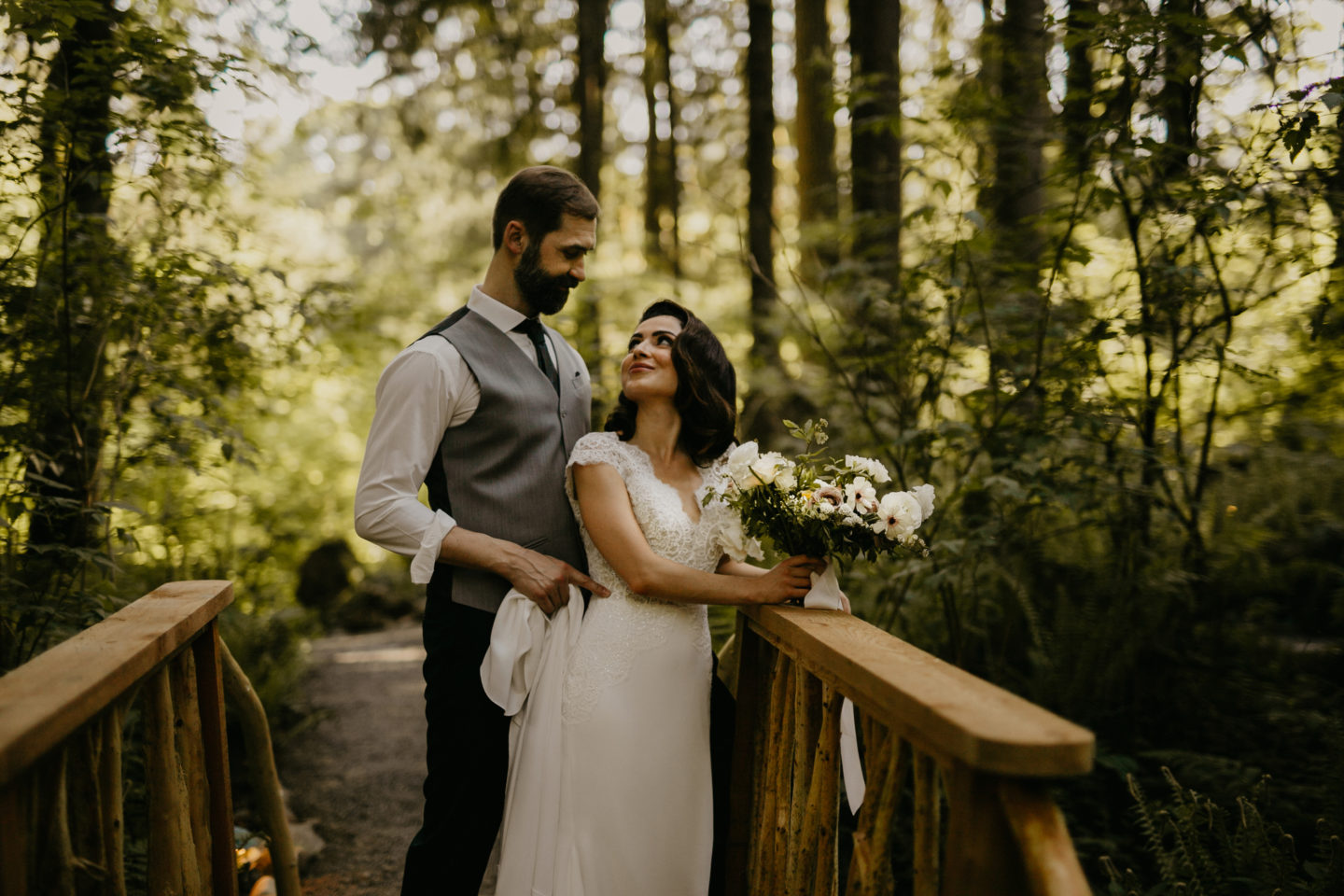 Intimate Woodland Wedding at Treehouse Point, Seattle