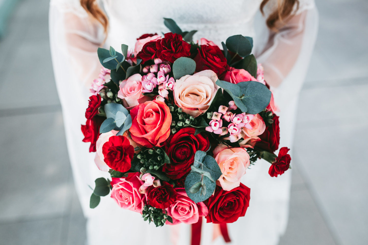 Romantic Red and Pink Wedding Inspiration at Isla Gladstone Liverpool