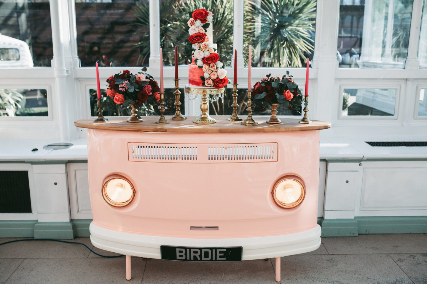 Romantic Red and Pink Wedding Inspiration at Isla Gladstone Liverpool
