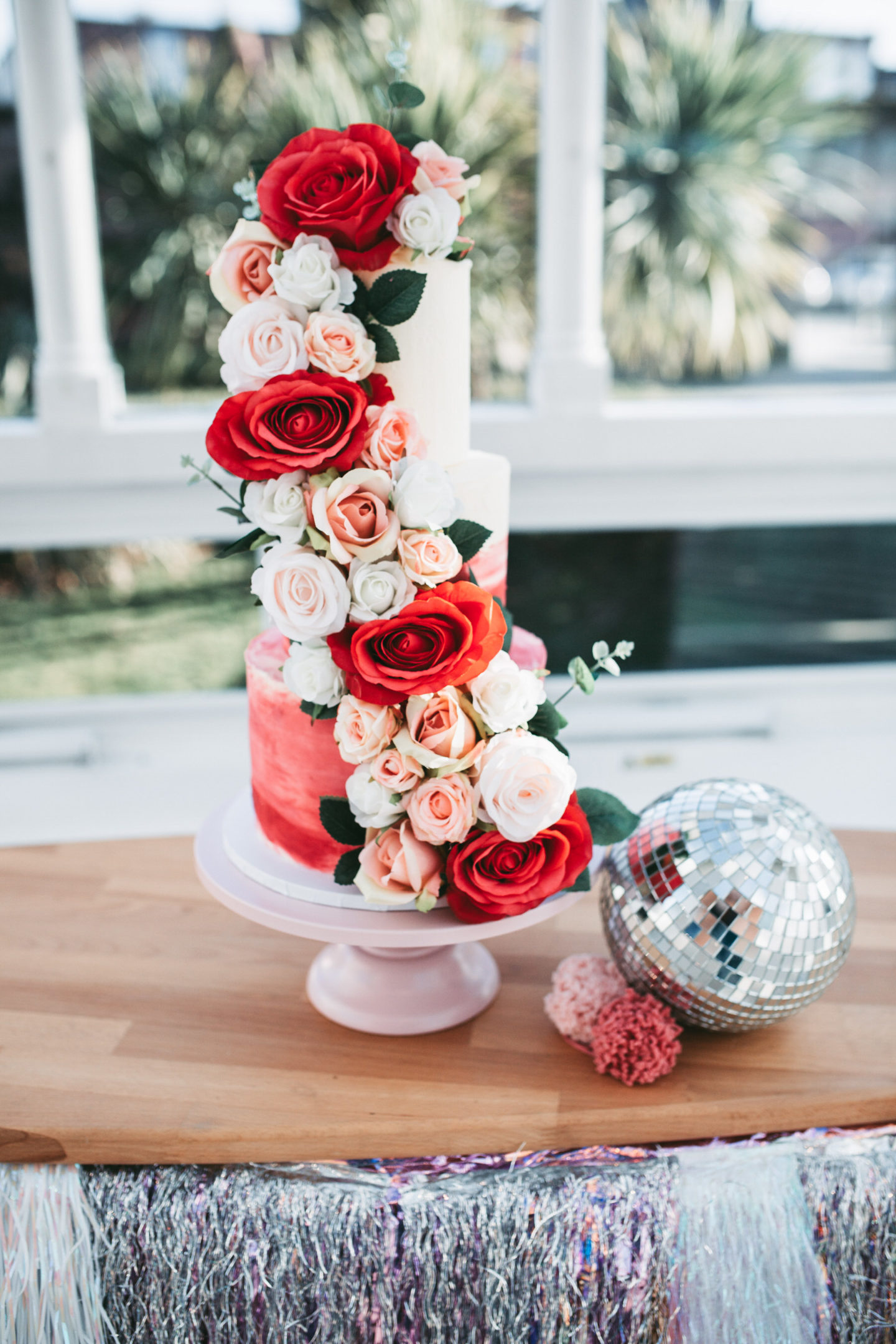 Romantic Red and Pink Wedding Inspiration at Isla Gladstone Liverpool