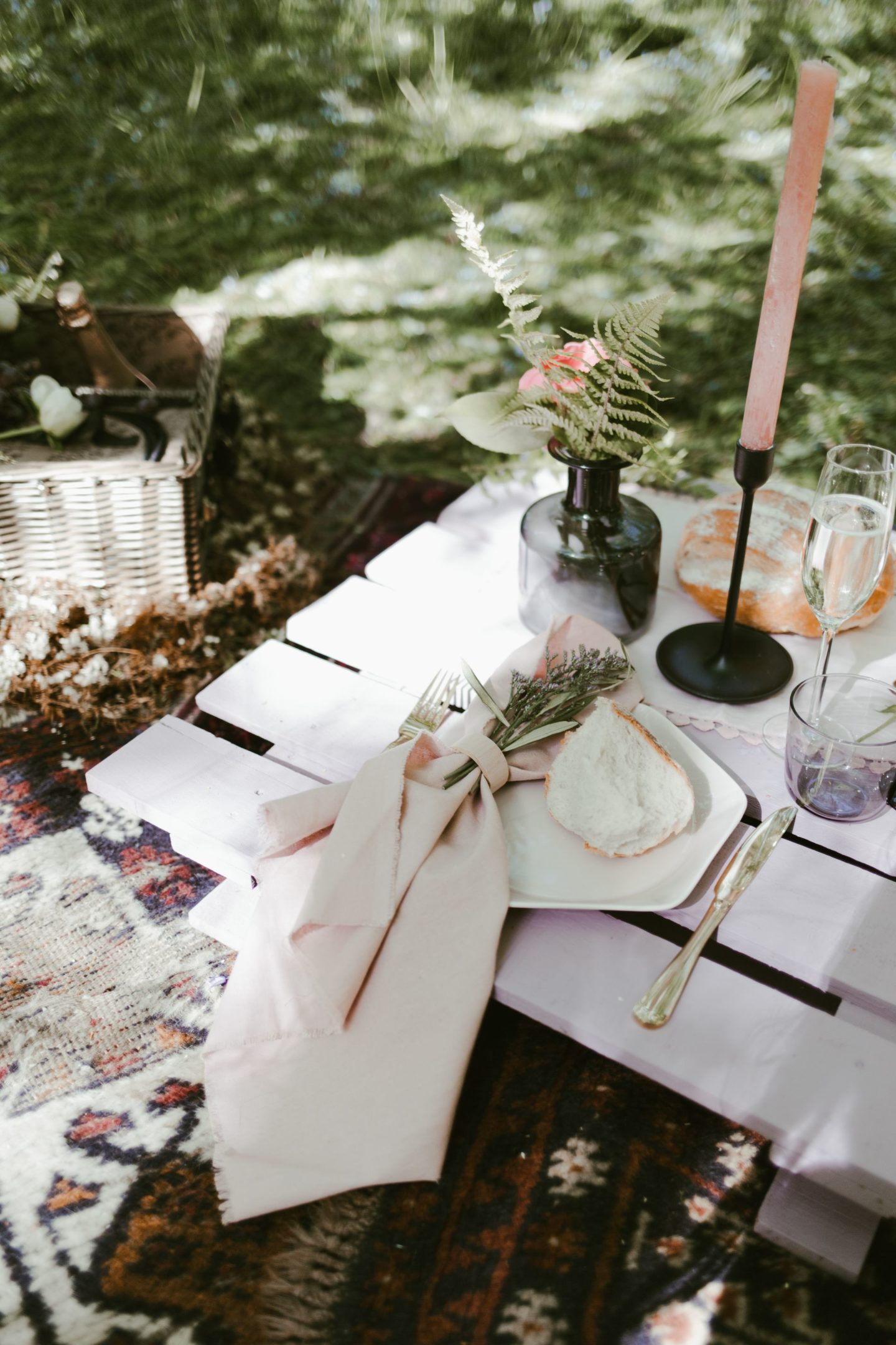 Boho Chic Festival Picnic Wedding With Eclectic Styling
