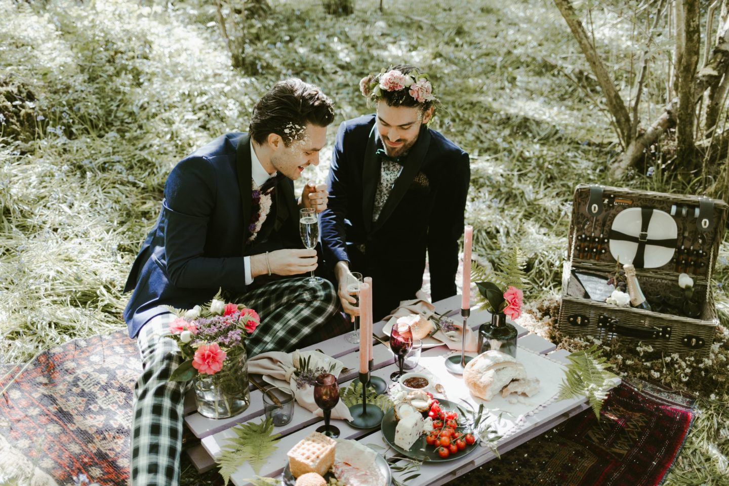 Boho Chic Festival Picnic Wedding With Eclectic Styling