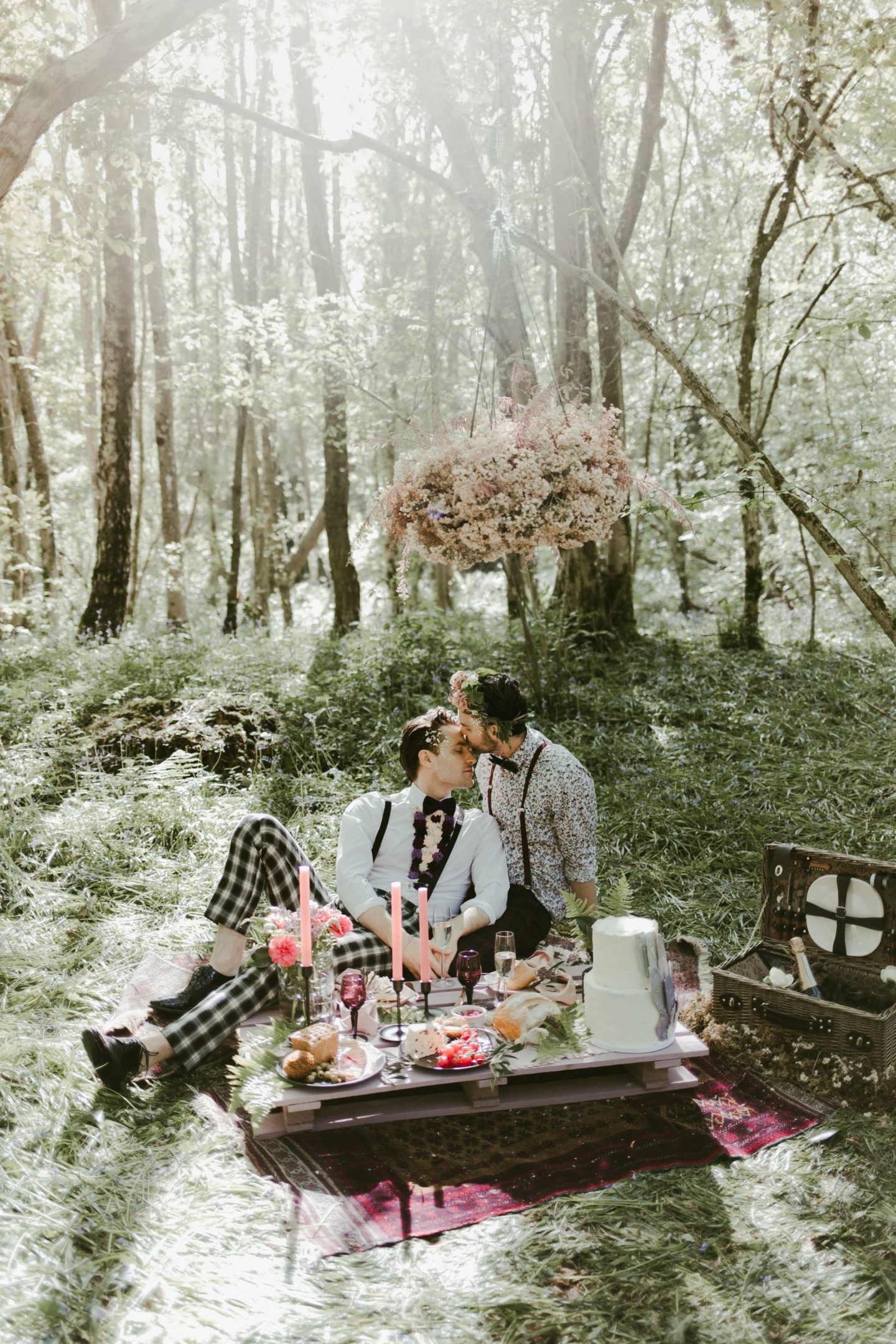 Boho Chic Festival Picnic Wedding With Eclectic Styling