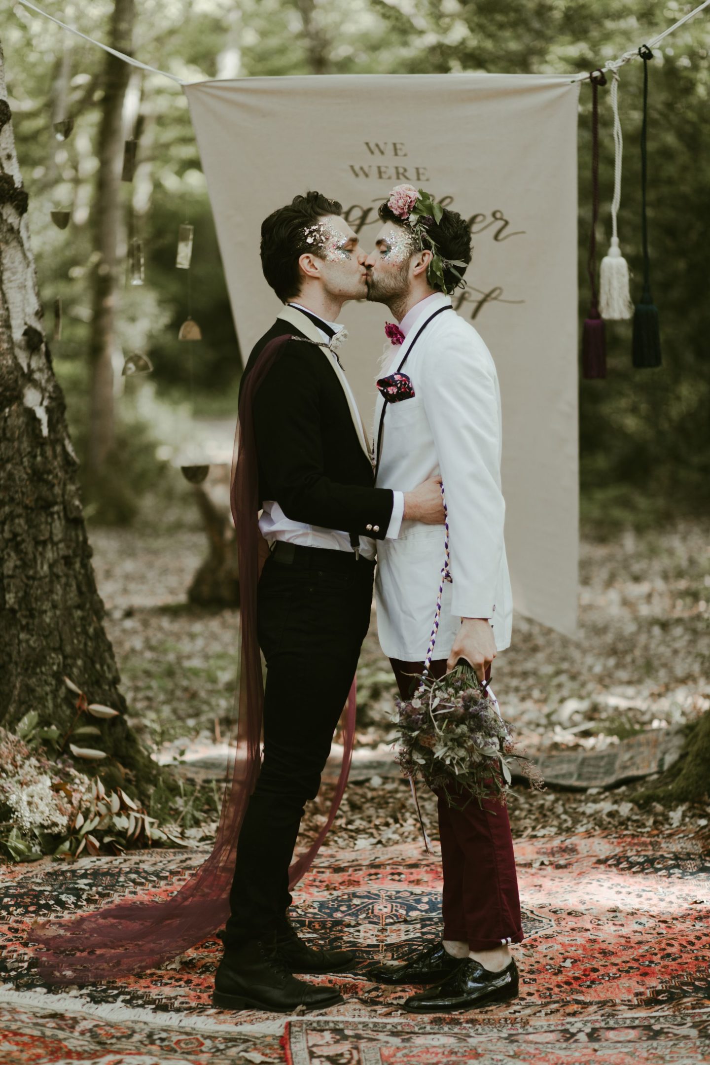 Boho Chic Festival Picnic Wedding With Eclectic Styling