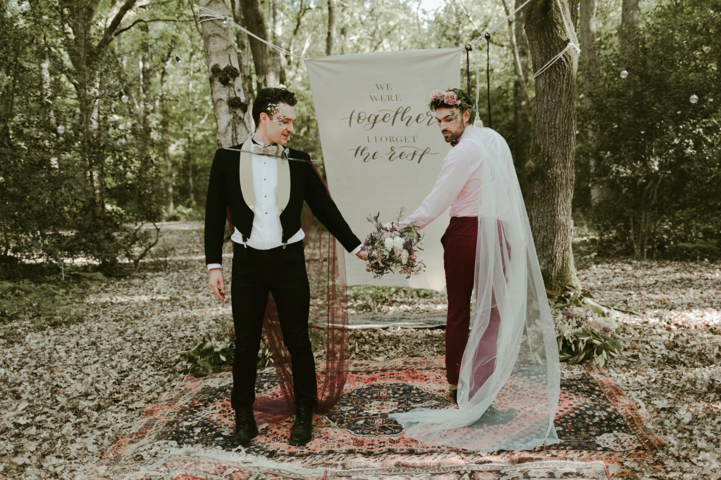 Boho Chic Festival Picnic Wedding With Eclectic Styling