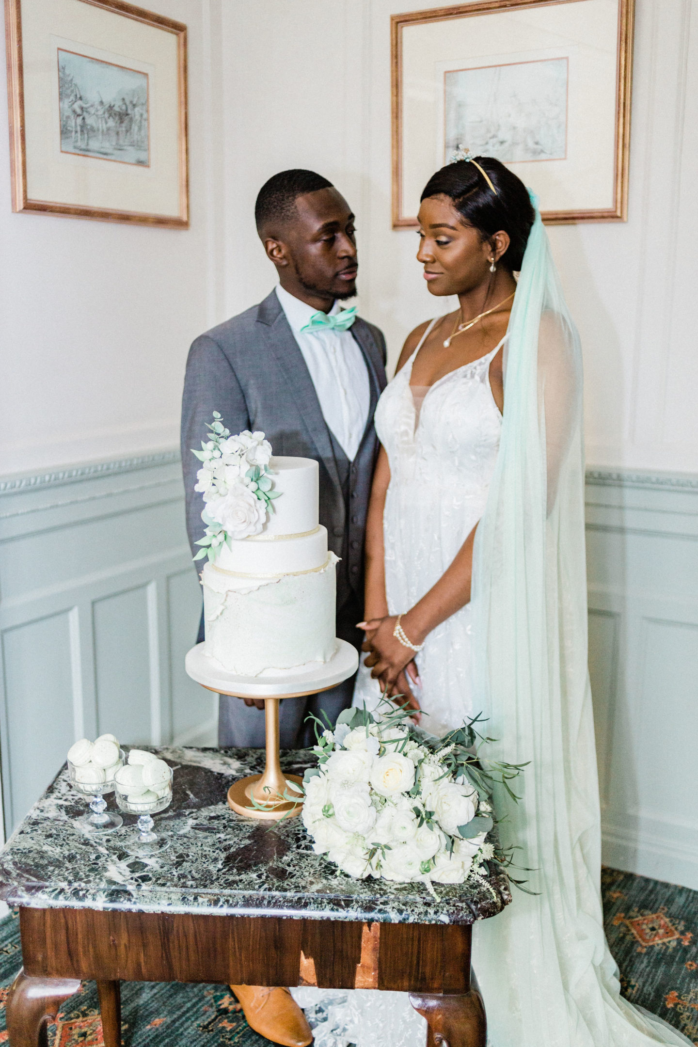 Mint and Gold Wedding With Italian Inspired Styling At The Warren House, Surrey