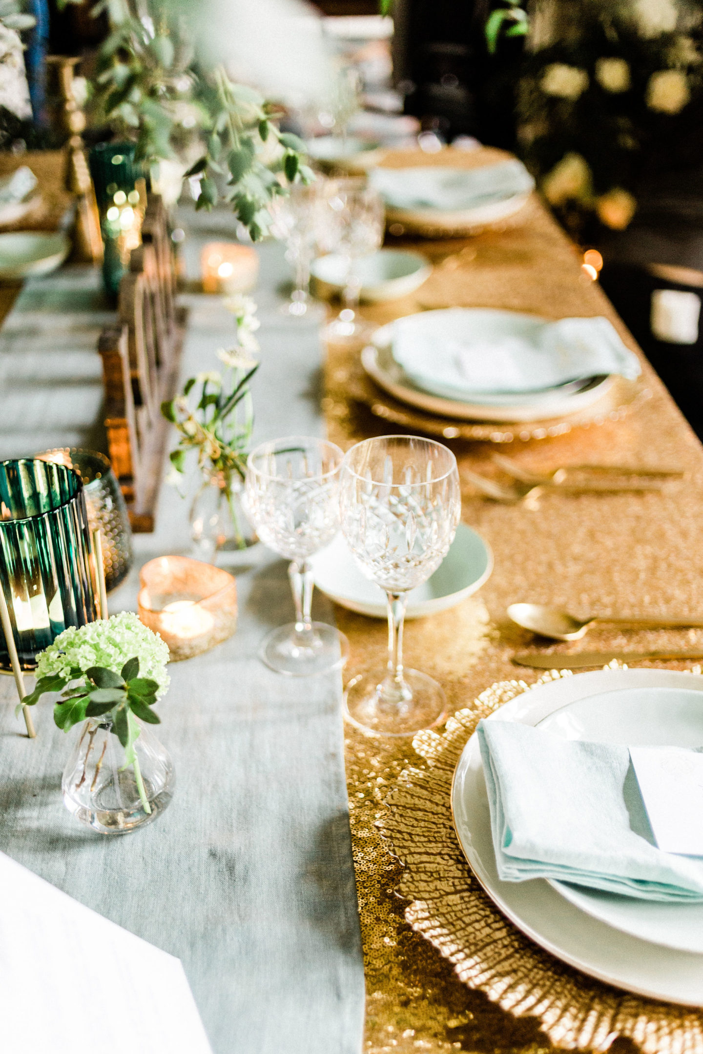 Mint and Gold Wedding With Italian Inspired Styling At The Warren House, Surrey