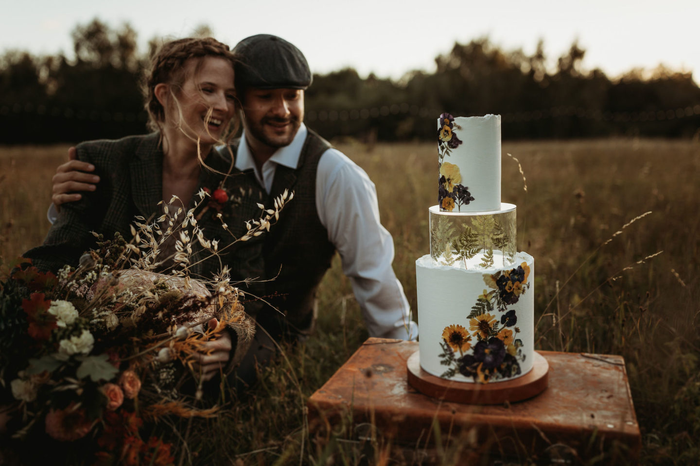 Eco-Weddding At Wellington Wood With Autumn Folklore Vibes